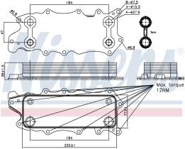 Nissens 90784 - ENFAC MB W203/W204/W211/W164/W212/W221/JEEP/CHRYSLER 300C