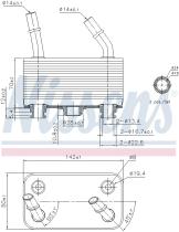 Nissens 90787 - RADIADOR ACEITE RANGE ROVER III(LM)