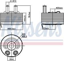 Nissens 90793 - ENFAC NISSAN PATHFINDER 2.5DCI (3/05>) CABSTAR (4/06>)