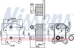 Nissens 90801 - RADIADOR ACEITE VAUXHALL ZAFIRA A(9