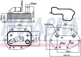 Nissens 90808 - ENFAC CITROEN C5 2.2HDI (04>) C-CROSSER (07>)ENF. SOLO