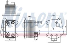 Nissens 90832 - RADIADOR ACEITE MERCEDES E-CLASS W