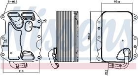 Nissens 90852 - RADIADOR ACEITE AUDI A 7/S 7(4G)(10