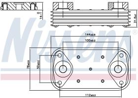 Nissens 90889 - RADIADOR ACEITE IVECO DAILY IV(06-)