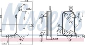 Nissens 90891 - RADIADOR ACEITE OPEL CORSA D(06-)1.