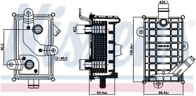 Nissens 90895 - RADIADOR ACEITE BMW 3 E36(90-)318 T