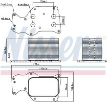 Nissens 90906 - RADIADOR ACEITE BMW 5 F10-F11-F18(1