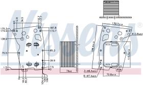 Nissens 90907 - RADIADOR ACEITE BMW 5 GT F07(09-)53