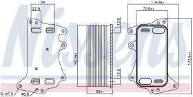 Nissens 90908 - ENFAC BMW 5 GT F07 (09-) CAMBIO