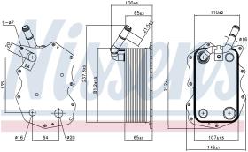 Nissens 90917 - RADIADOR ACEITE AUDI A 8/S 8(4H)(10