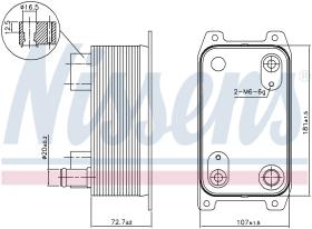 Nissens 90941 - RADIADOR ACEITE AUDI A 8/S 8(4E)(03