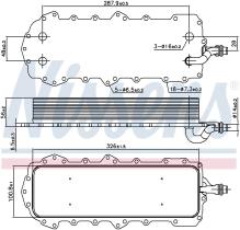 Nissens 90947 - RADIADOR ACEITE JAGUAR XF(X250)(08-