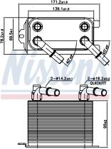 Nissens 90949 - RADIADOR ACEITE RANGE ROVER III(LM)