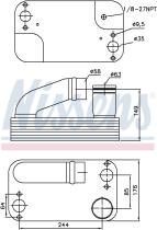 Nissens 90956 - RADIADOR ACEITE RVI-RENAULT TRUCKS