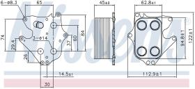 Nissens 90990 - RADIADOR ACEITE CITROEN DS5(11-)2.0