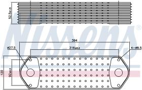 Nissens 91112 - RADIADOR ACEITE SCANIA P-SERIES(04-