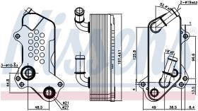 Nissens 91126 - RADIADOR ACEITE VAUXHALL VECTRA C(0