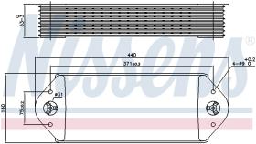 Nissens 91143 - RADIADOR ACEITE SCANIA R-SERIES(04-