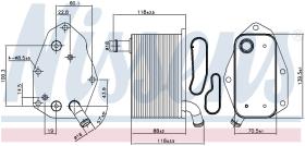 Nissens 91159 - RADIADOR ACEITE VOLVO XC 70(06-)3.2