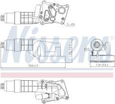 Nissens 91197 - RADIADOR ACEITE MERCEDES C-CLASS W