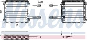 Nissens 92017 - EVAPORADOR FORD FIESTA IV(DX)(95-)1