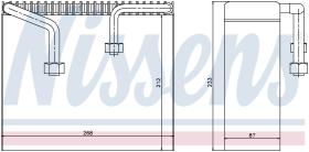 Nissens 92068 - EVAPORADOR DODGE AVANGER I COUPE (9