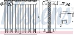 Nissens 92129 - EVAPORADOR VOLVO XC 70 (98-)2.5 T