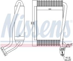 Nissens 92144 - EVAPORADOR VOLKSWAGEN PASSAT B5(3B2