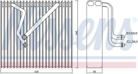 Nissens 92163 - EVAPO AUDI A3 II/VW GOLF V/TOURAN/CADDY (03>) ALTEA (04>)