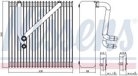 Nissens 92164 - EVAPORADOR SEAT LEON(1P1)(05-)1.6 I