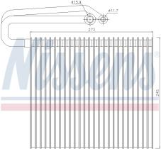 Nissens 92165 - EVAPO OPEL VECTRA C (02>)SIGNUM (03>)CROMA/ SAAB 9.3 (05>)