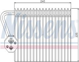 Nissens 92167 - EVAPO RENAULT SCENIC II/GRAND SCENIC II (6/03>)