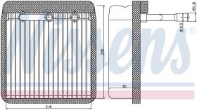 Nissens 92193 - EVAPO FORD FOCUS I (98>04) TRANSIT CONNECT (02>)