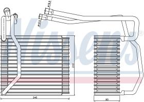 Nissens 92194 - EVAPO FORD TRANSIT (00>)