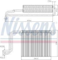 Nissens 92248 - EVAPO MB VITO/VIANO W639 (08-)