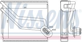 Nissens 92292 - EVAPORADOR KIA CARENS III(RP)(13-)1