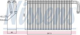 Nissens 92298 - EVAPORADOR ALPINA D10(E39)3.0 BITUR