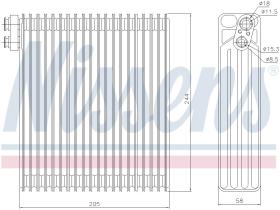 Nissens 92302 - EVAPORADOR PEUGEOT 307(3_)(00-)2.0