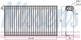 Nissens 92310 - EVAPORADOR SCANIA G-SERIES(07-)