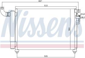 Nissens 940003 - CONDE KIA RIO II 1.5 CRDI (06-05>)