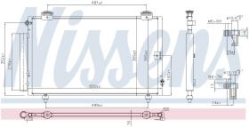 Nissens 940013 - CONDENSADOR TOYOTA COROLLA(E12#.E13