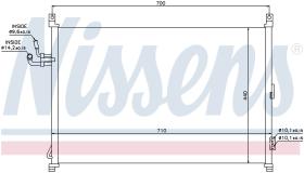Nissens 940014 - CONDENSADOR INFINITI M 35