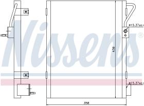 Nissens 940019 - CONDENSADOR DODGE RAM(02-)5.9 TD