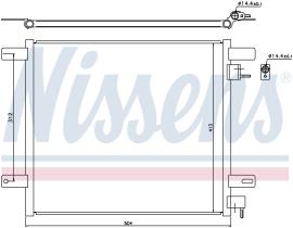 Nissens 940060 - CONDENSADOR DAF LF 45(01-)210