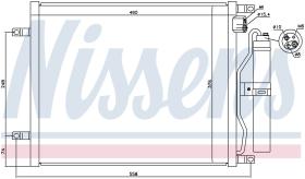 Nissens 940069 - CONDENSADOR NISSAN MICRA/MARCH(K12)