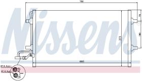 Nissens 940086 - CONDE VOLVO S40 II/V50 (1/04>) BRIDA 14,4