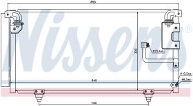 Nissens 940091 - CONDENSADOR SUBARU OUTBACK(BL.BP)(0