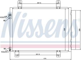 Nissens 940122 - CONDENSADOR OPEL AGILA B(07-)1.3 D