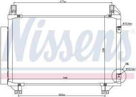 Nissens 940130 - CONDENSADOR SUBARU TREZIA(10-)1.33