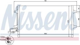 Nissens 940154 - CONDENSADOR VOLVO-SHANGAN S40 MS 2.